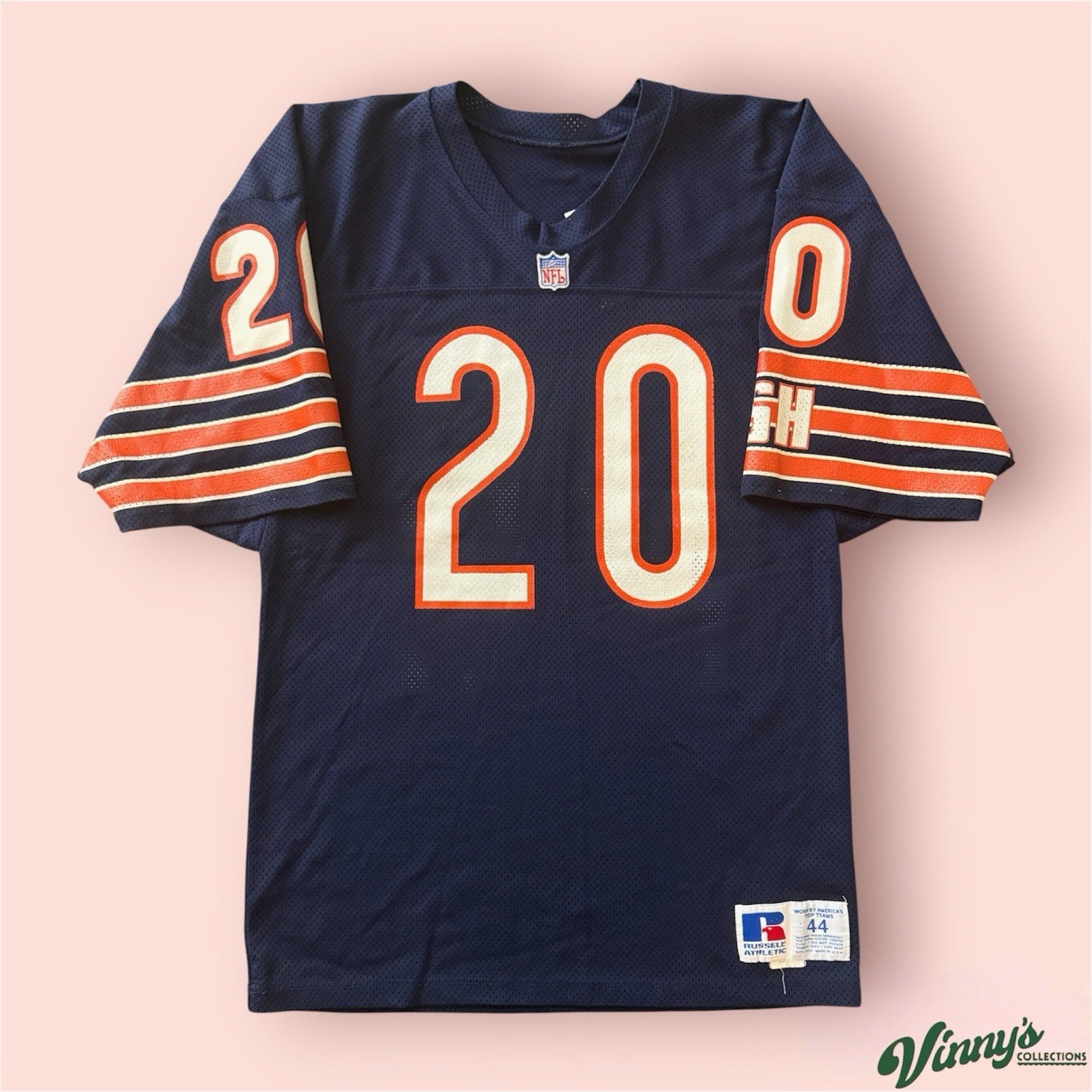 Russell Athletic NFL Chicago Bears Mark Carrier Football Jersey Mens 44 Large