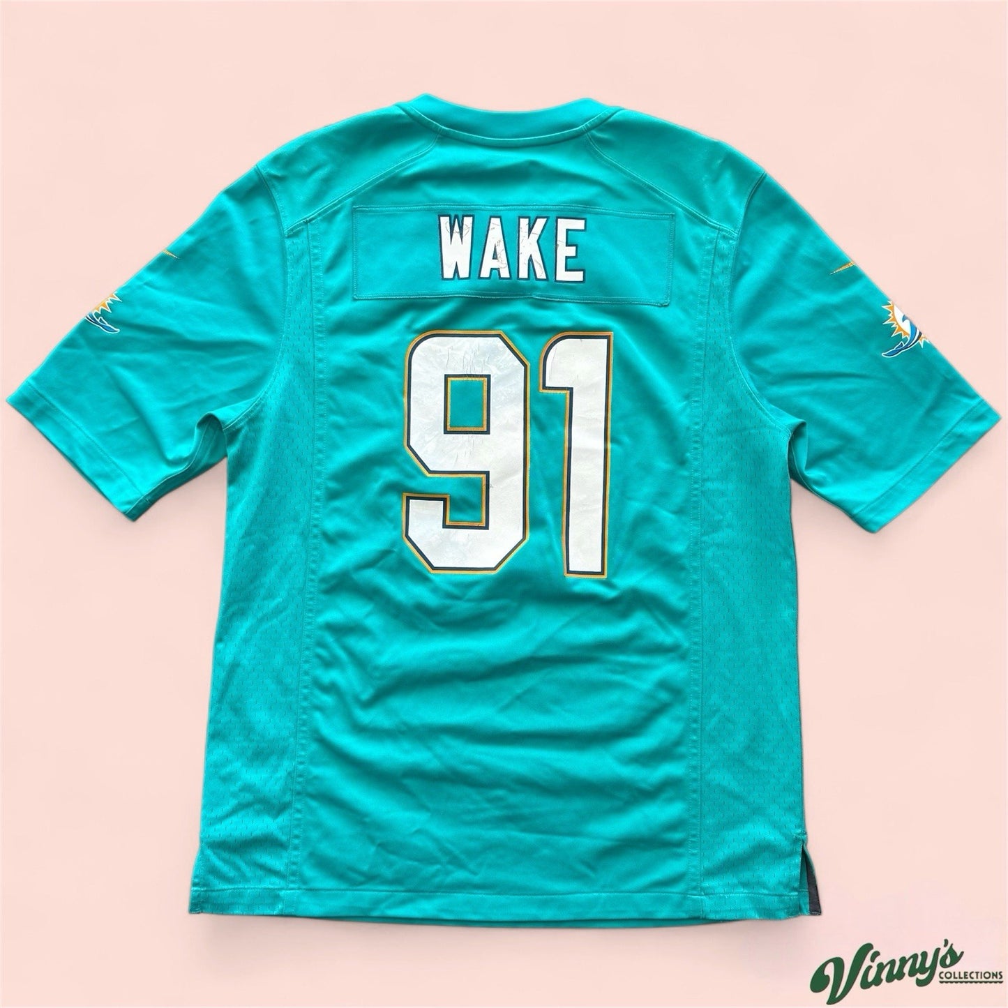 Nike NFL Miami Dolphins Cameron Wake Football Jersey Mens Medium