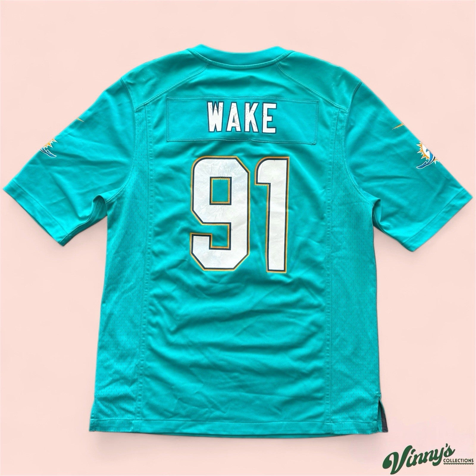 Nike NFL Miami Dolphins Cameron Wake Football Jersey Mens Medium