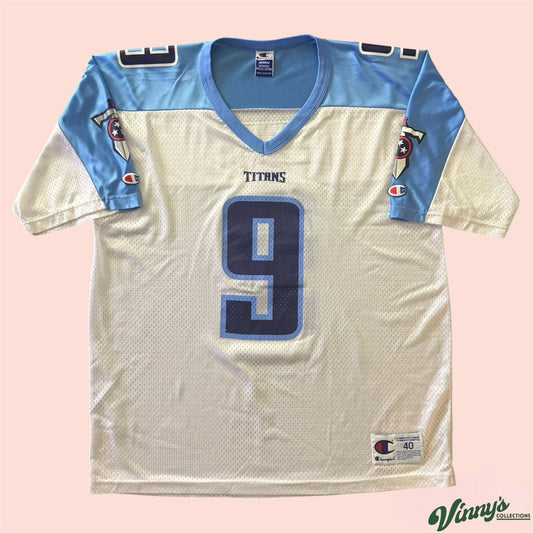 Champion NFL Tennessee Titans Steve McNair Football Jersey Mens 40 Medium