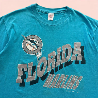 Vintage 1993 Sherry’s Best MLB Florida Marlins Baseball Shirt Mens XL