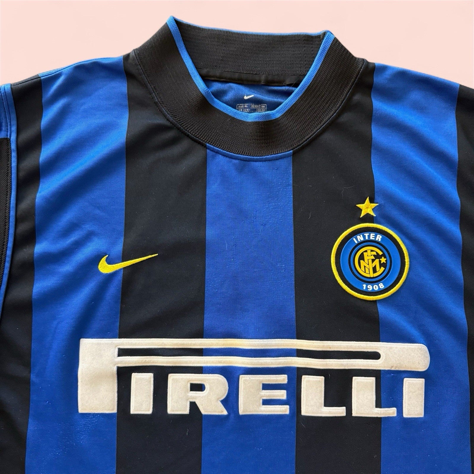 Nike Inter Milan Soccer Home Kit Jersey Mens XL