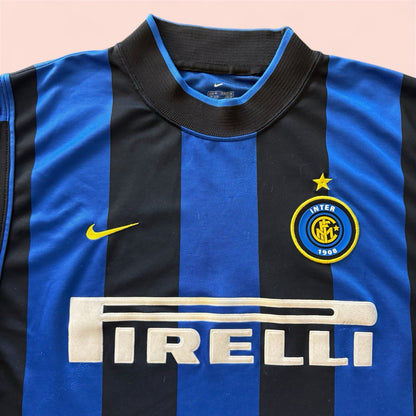 Nike Inter Milan Soccer Home Kit Jersey Mens XL