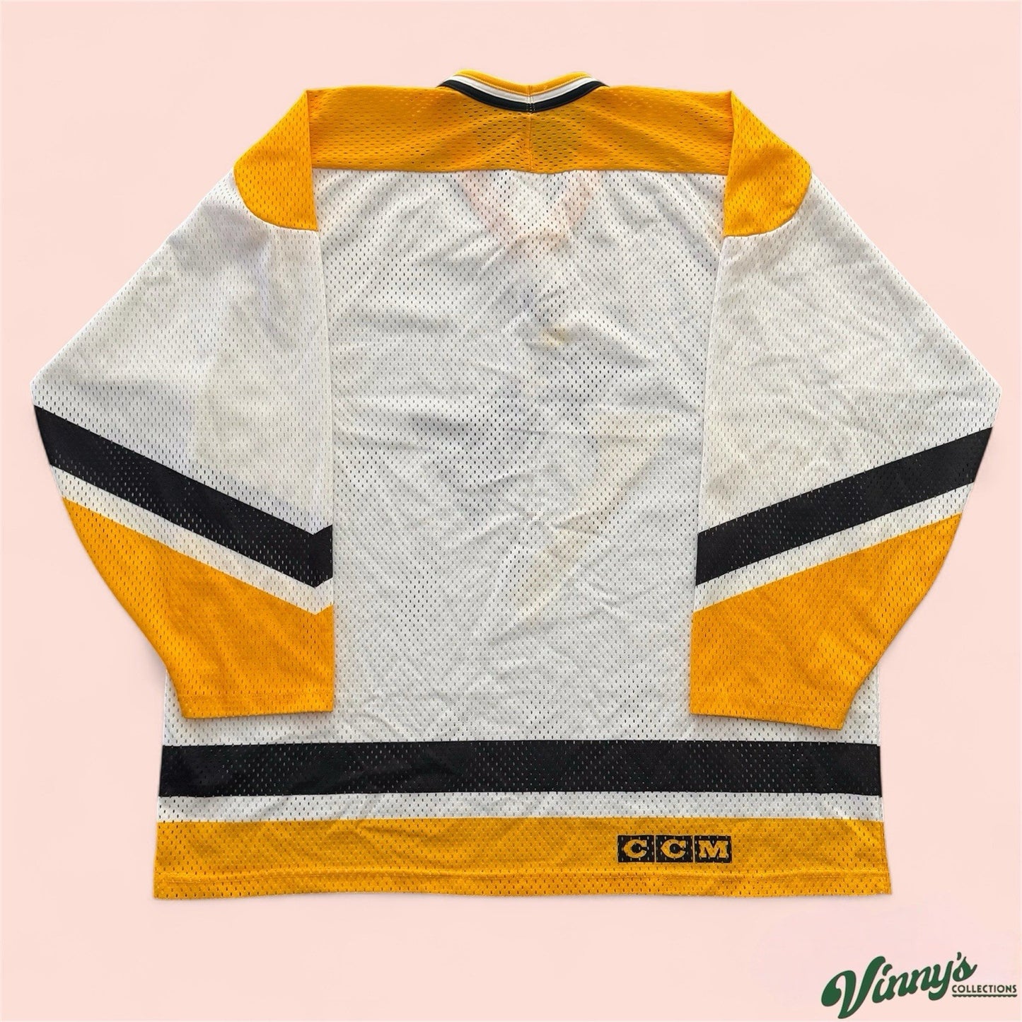 Vintage CCM NHL Pittsburgh Penguins Hockey Jersey Mens XL