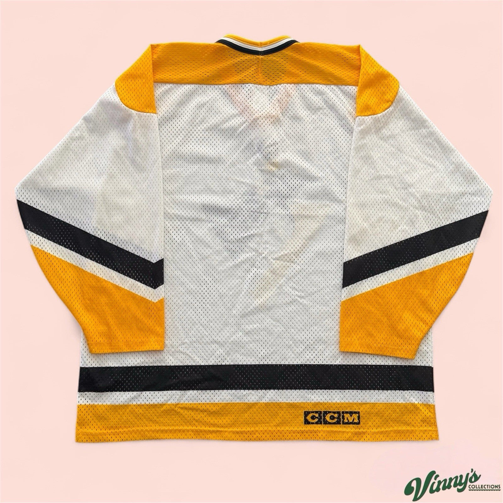 Vintage CCM NHL Pittsburgh Penguins Hockey Jersey Mens XL