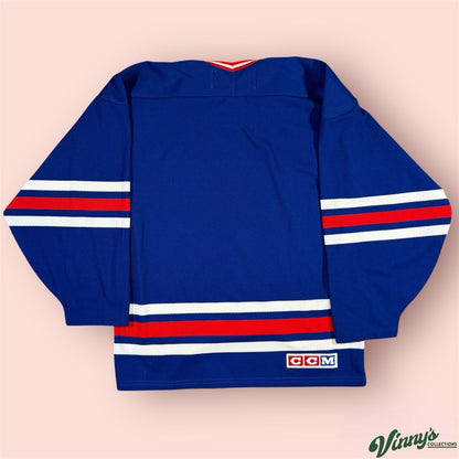 Vintage CCM NHL New York Rangers Hockey Jersey Mens Small