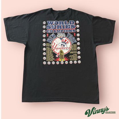 Vintage 2009 MLB New York Yankees World Series Baseball Shirt Mens 3XL