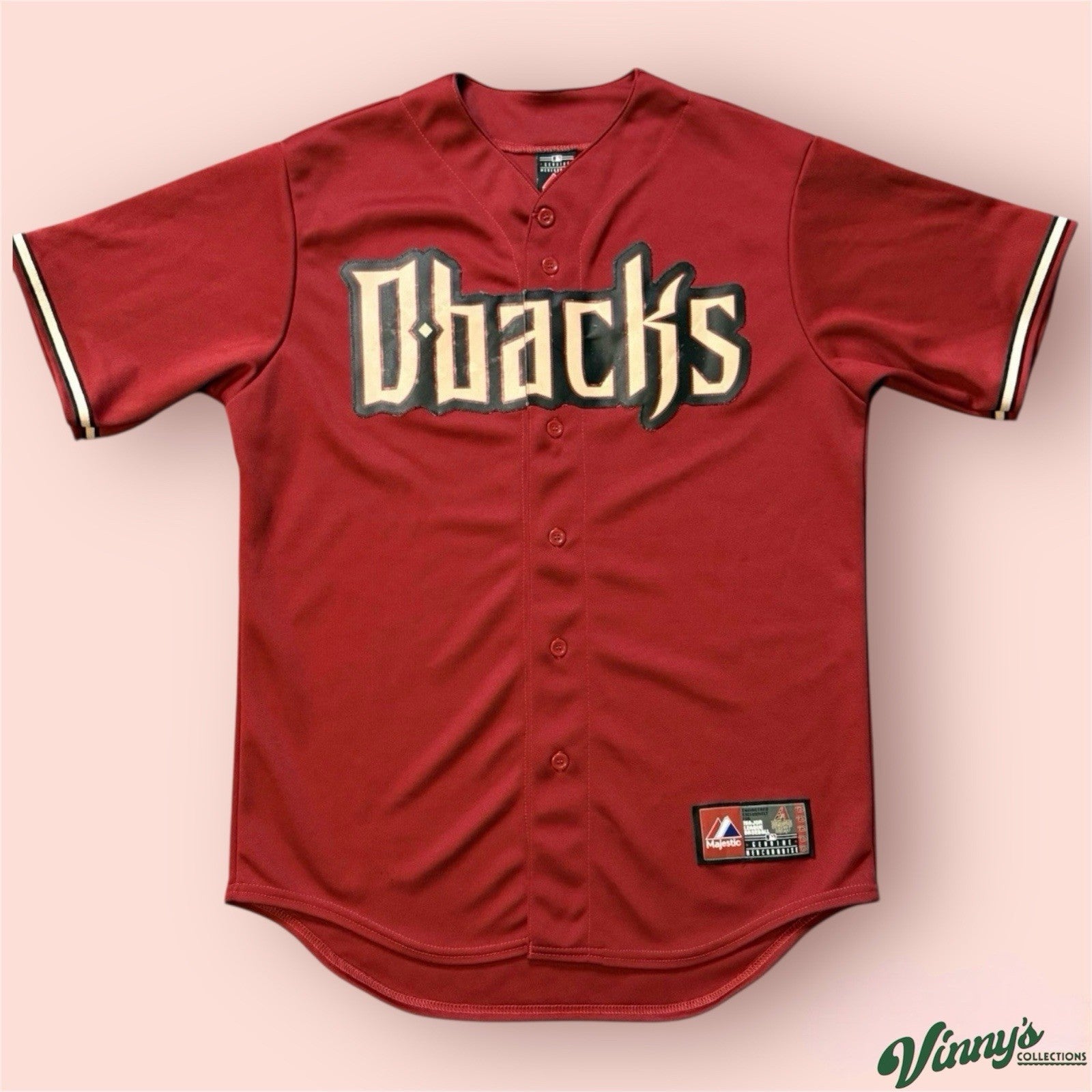 Majestic MLB Arizona Diamondbacks Baseball Jersey Mens Medium