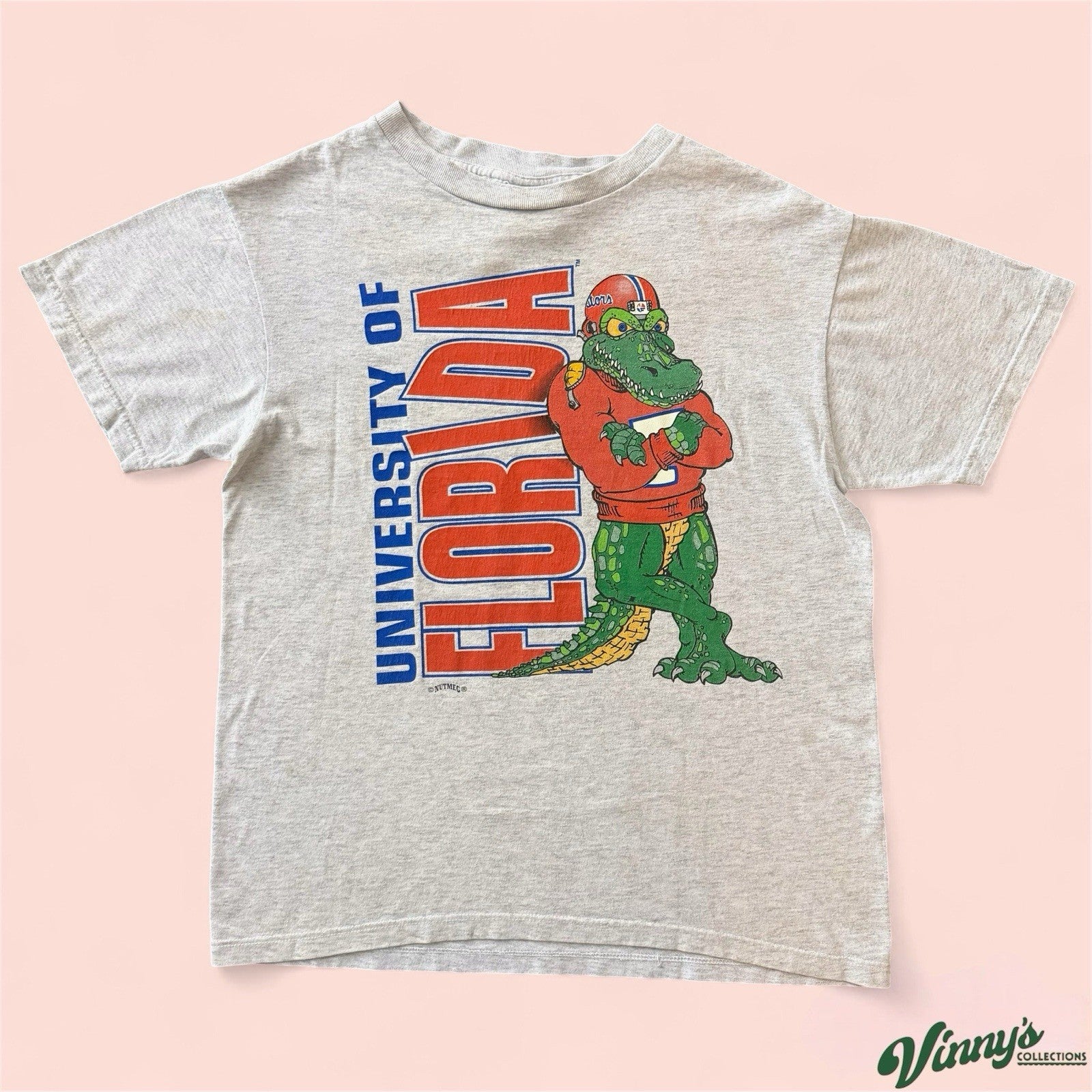 Vintage Nutmeg NCAA Florida Gators College Shirt Mens Large