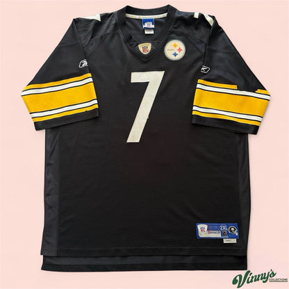 Reebok NFL Pittsburgh Steelers Ben Roethlisberger Football Jersey Mens 2XL