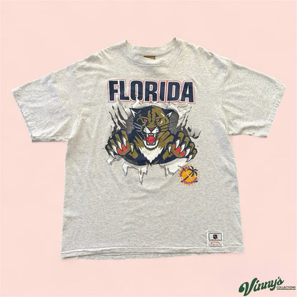 Vintage Nutmeg NHL Florida Panthers Breakthrough Hockey Shirt Mens XL