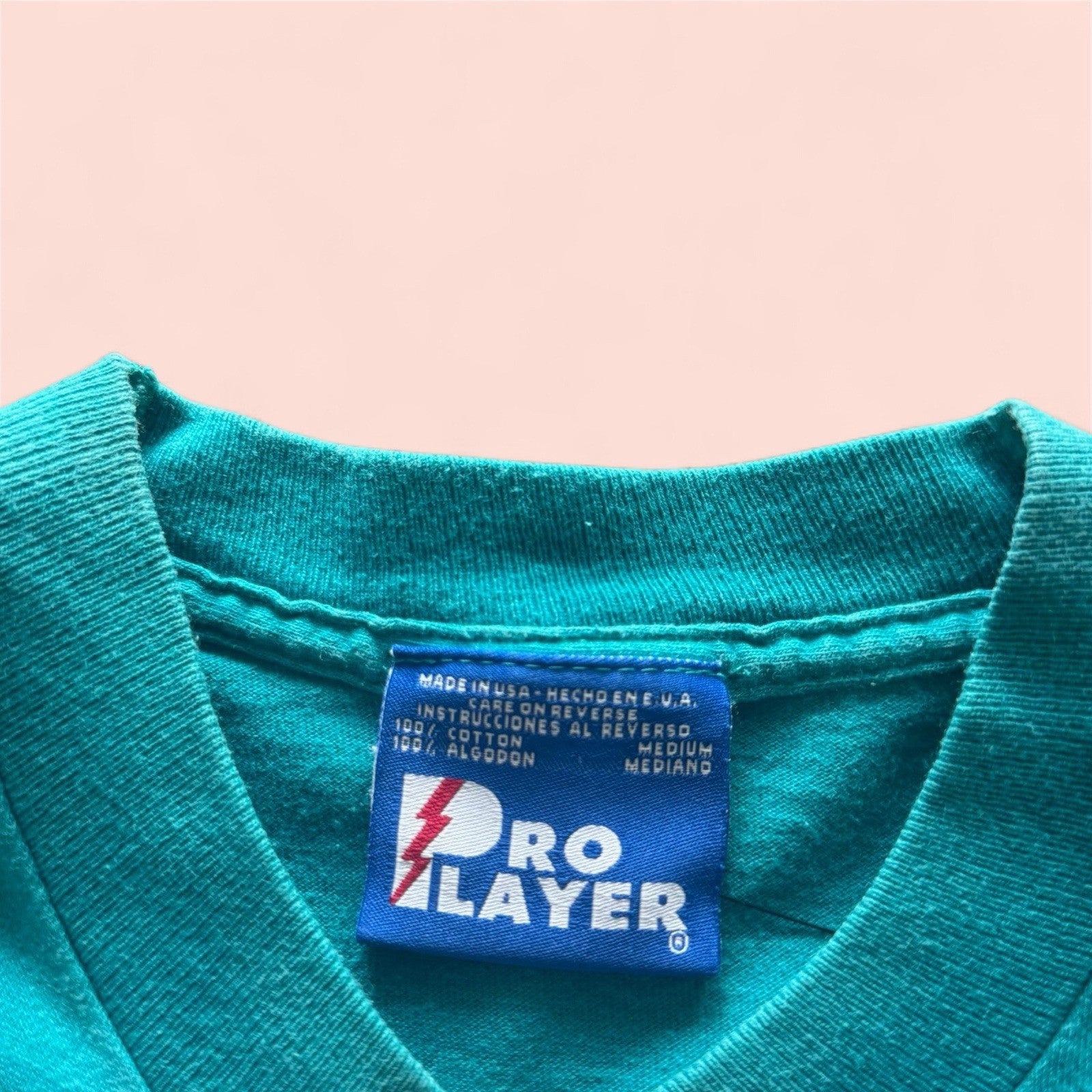 Vintage Pro Player NFL Miami Dolphins Football Shirt Mens Medium