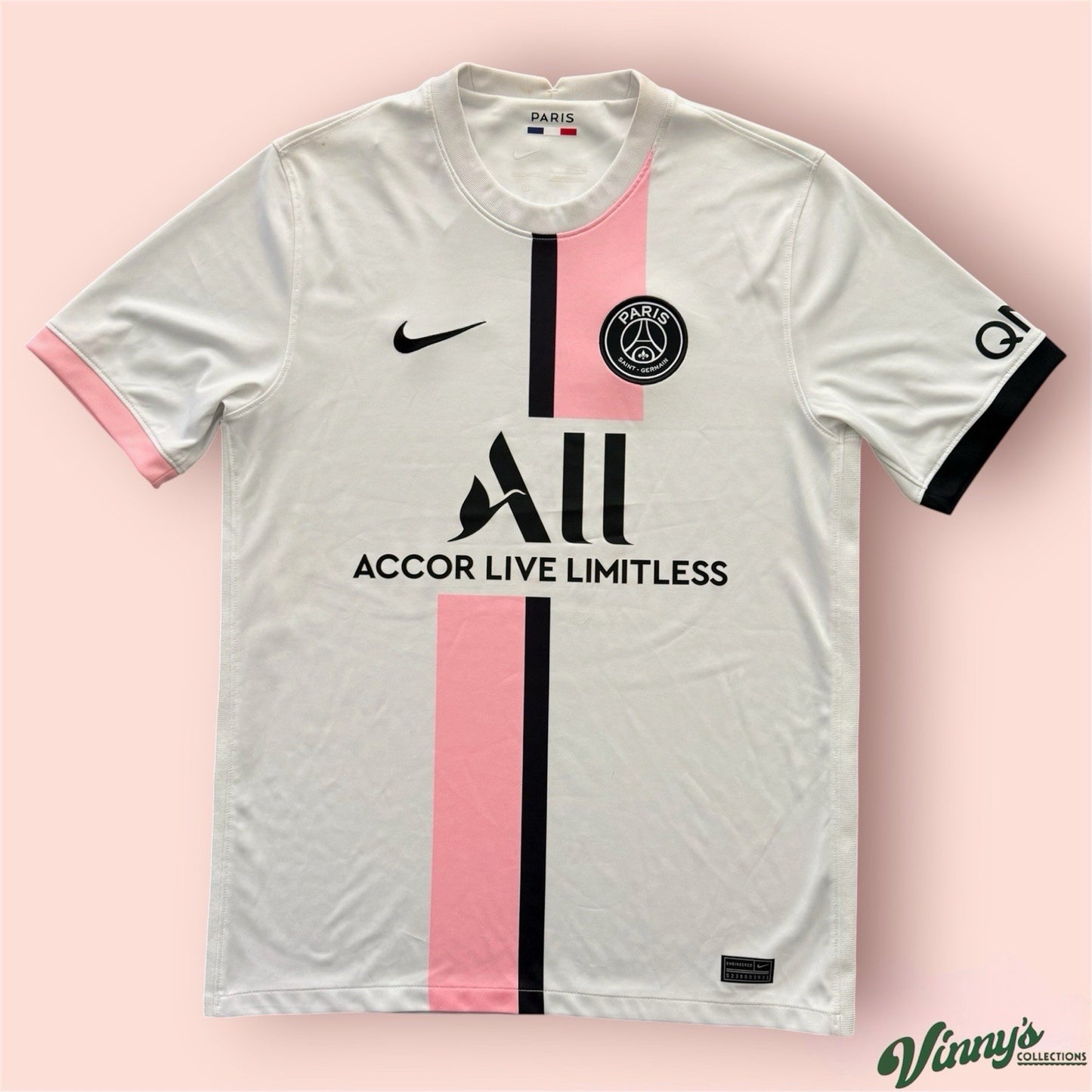 Nike 2021 Paris Saint Germain PSG Away Soccer Jersey Kit Mens Medium