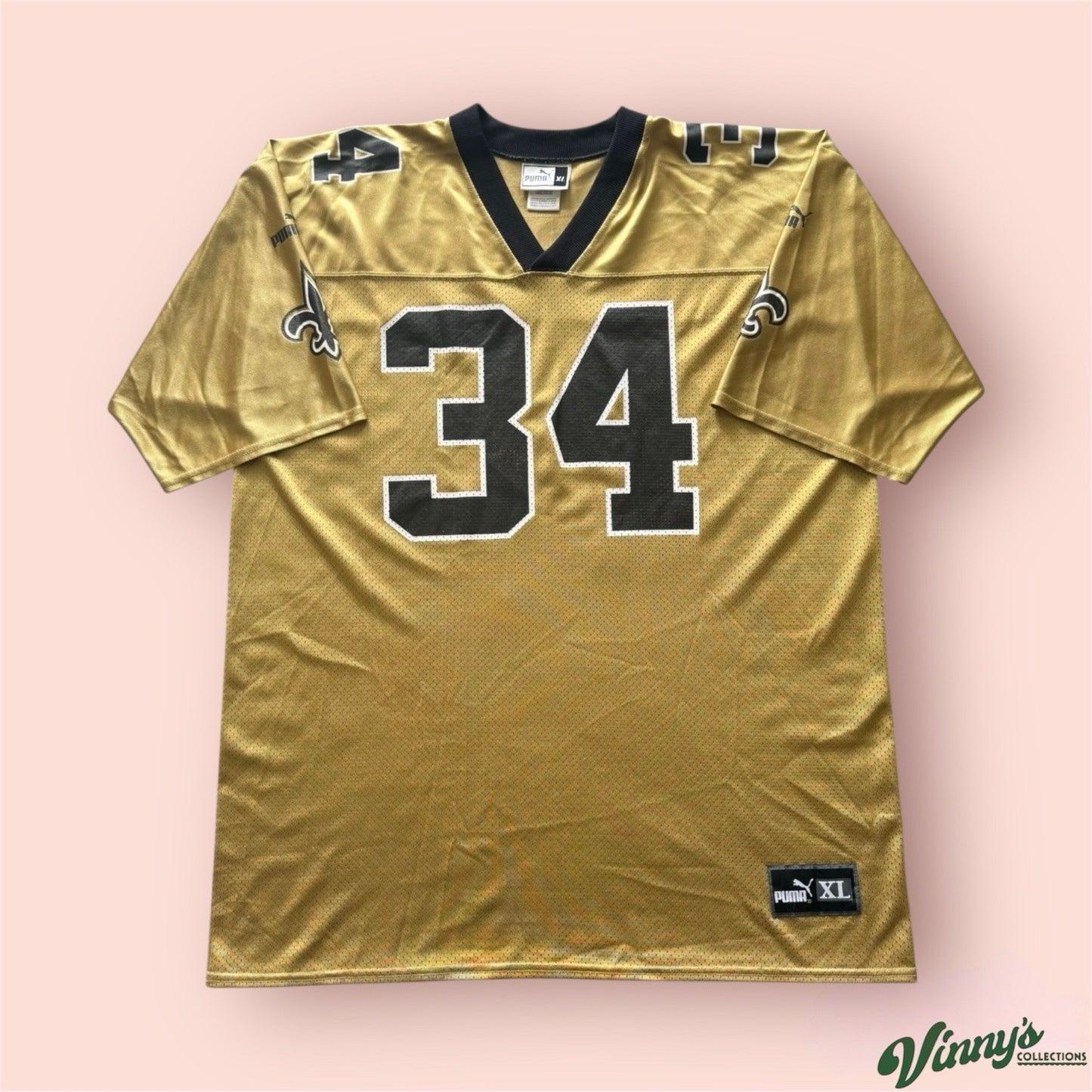 Puma NFL New Orleans Saints Ricky Williams Football Jersey Mens XL