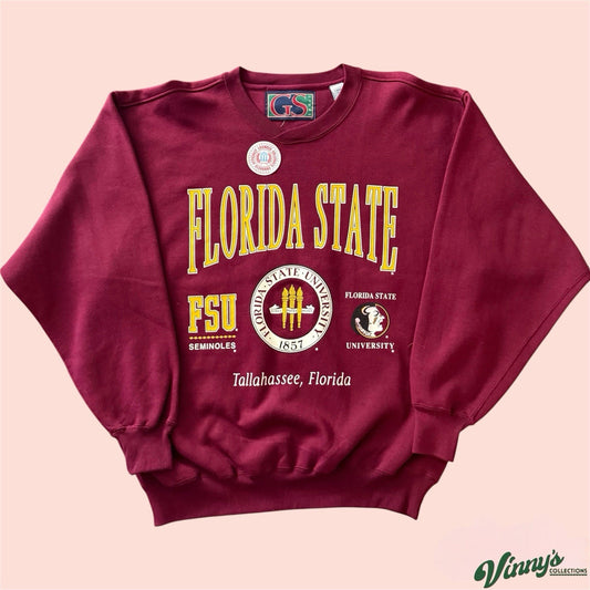 Vintage NCAA Florida State Seminoles FSU College Sweatshirt Mens Large