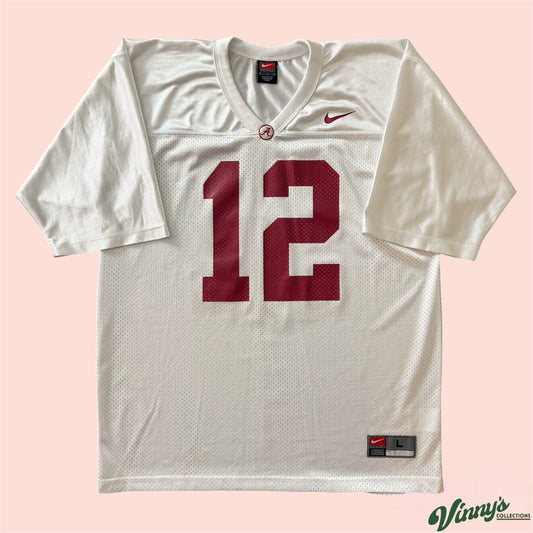 Nike NCAA Alabama Crimson Tide #12 College Football Jersey Mens Large