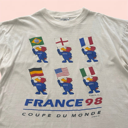 Vintage 1998 France World Cup Coupe Du Monde Soccer Shirt Mens Large