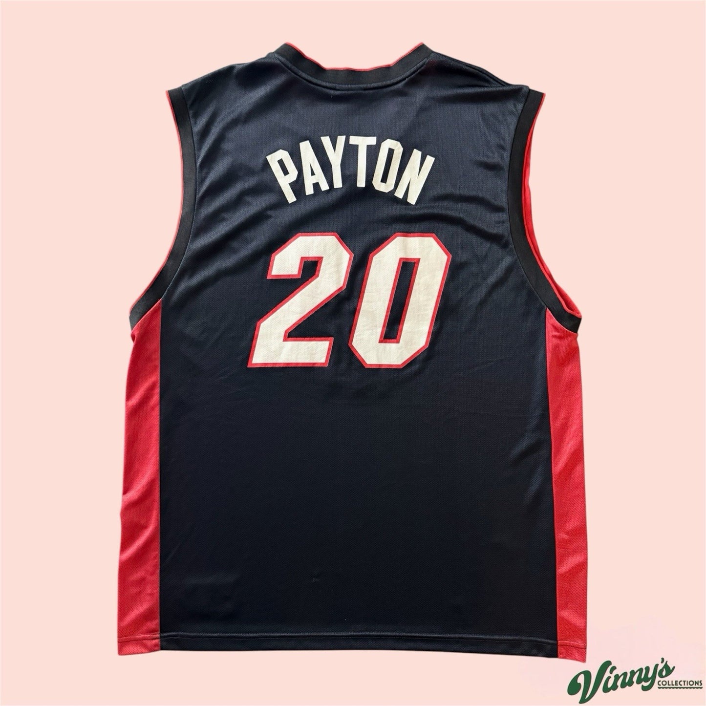 Reebok NBA Miami Heat Gary Payton Basketball Jersey Mens 2XL