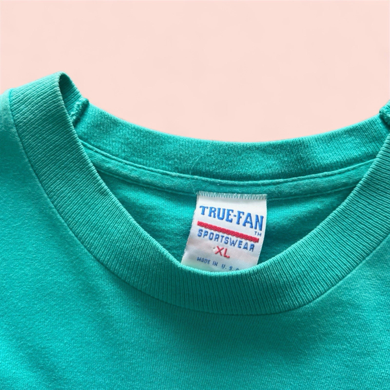 Vintage TrueFan NFL Miami Dolphins Football Shirt Mens XL