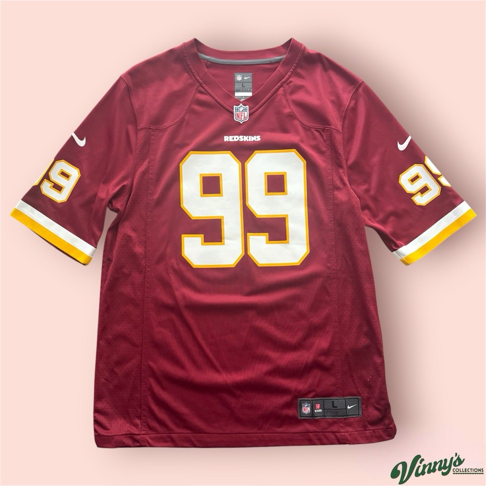 Nike NFL Washington Redskins Chase Young Football Jersey Mens Large