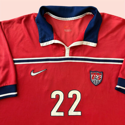 Nike 1998 USA Alexi Lalas USMNT Away Soccer Football Jersey Kit Mens XL