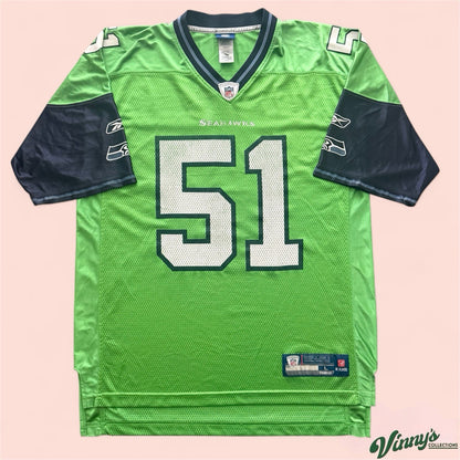 Reebok NFL Seattle Seahawks Lofa Tatupu Football Jersey Mens Large