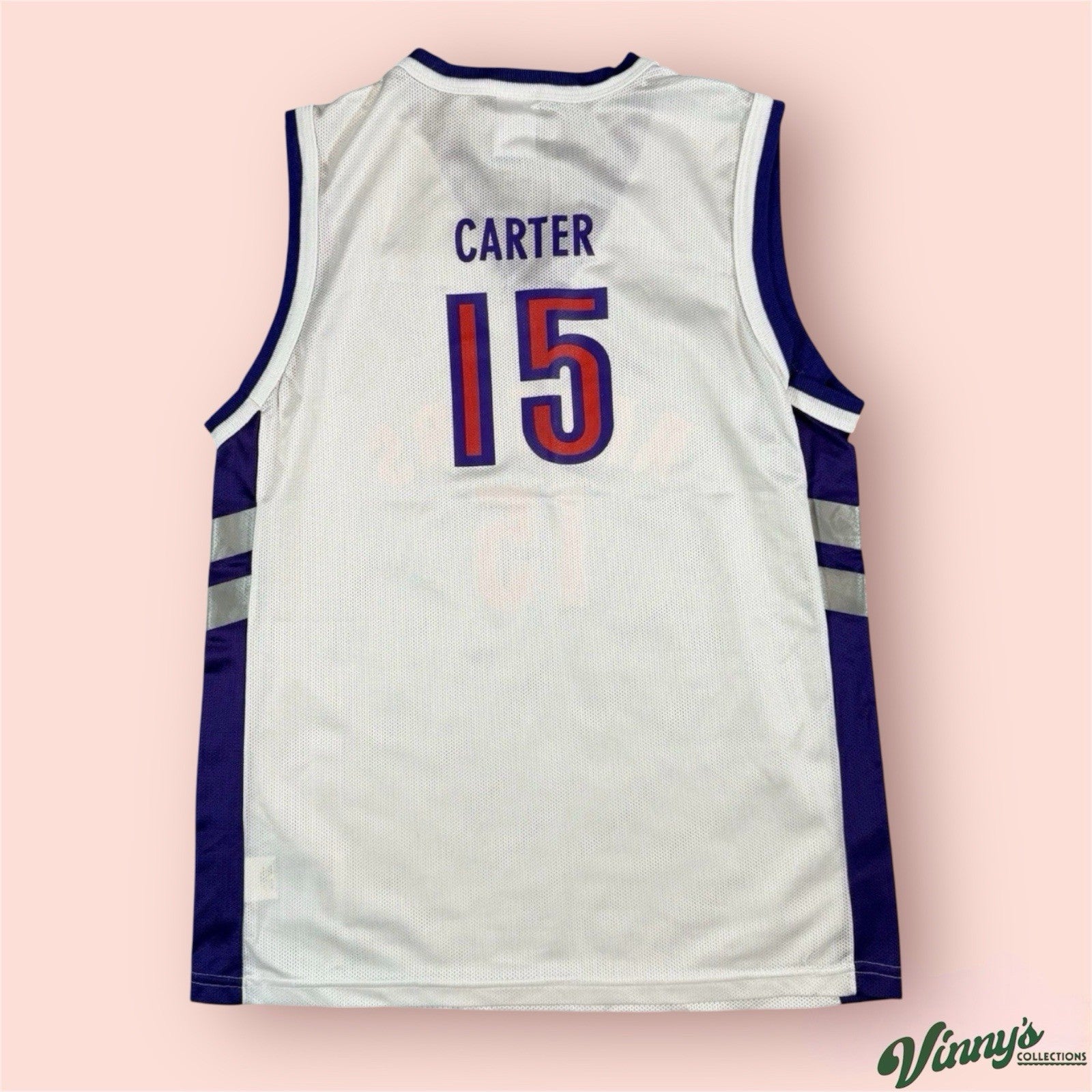 Vintage Champion NBA Toronto Raptors Vince Carter Basketball Jersey Youth XL