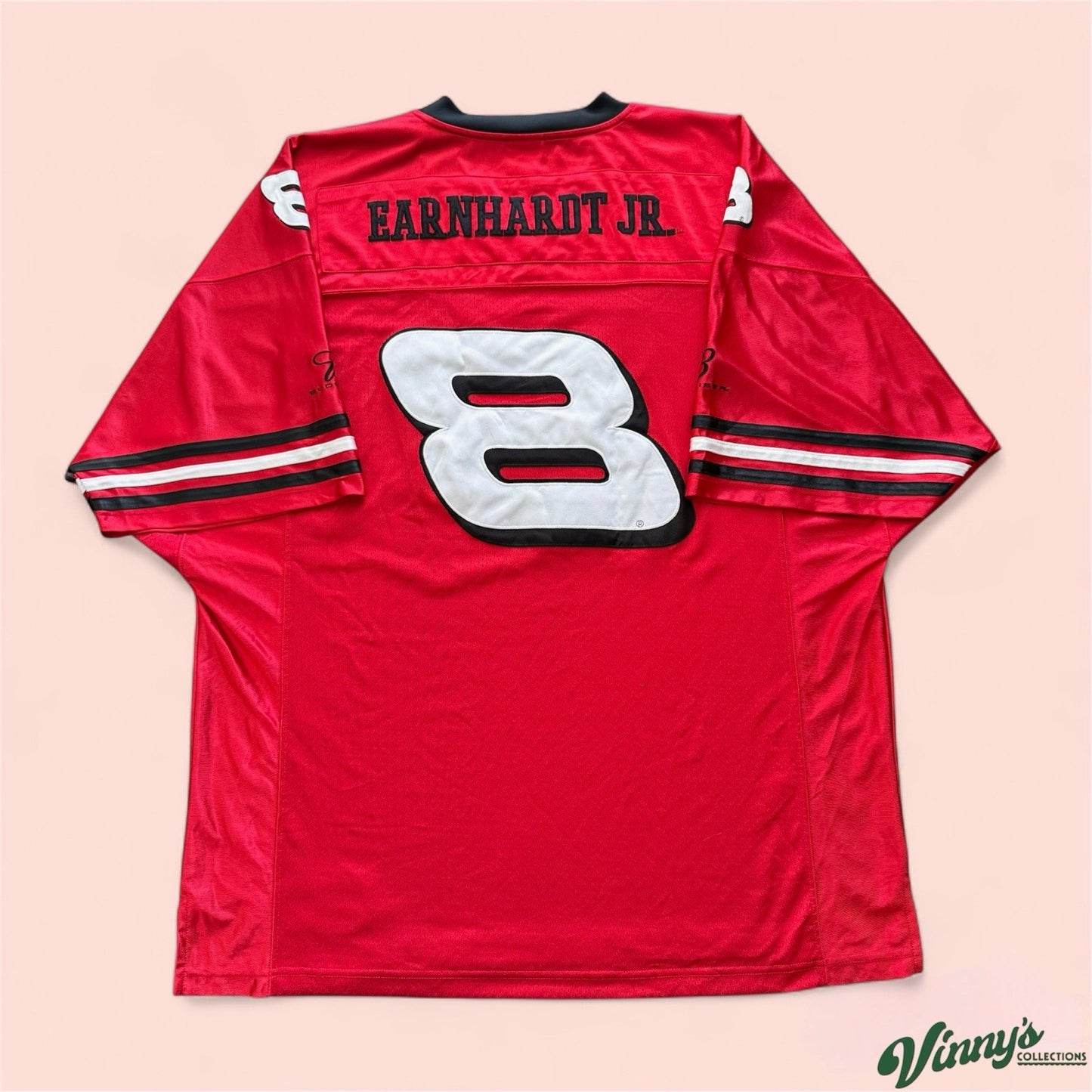 Chase Authentic NASCAR Dale Earnhardt Jr Budweiser Football Jersey Mens 2XL