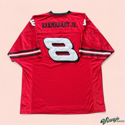 Chase Authentic NASCAR Dale Earnhardt Jr Budweiser Football Jersey Mens 2XL