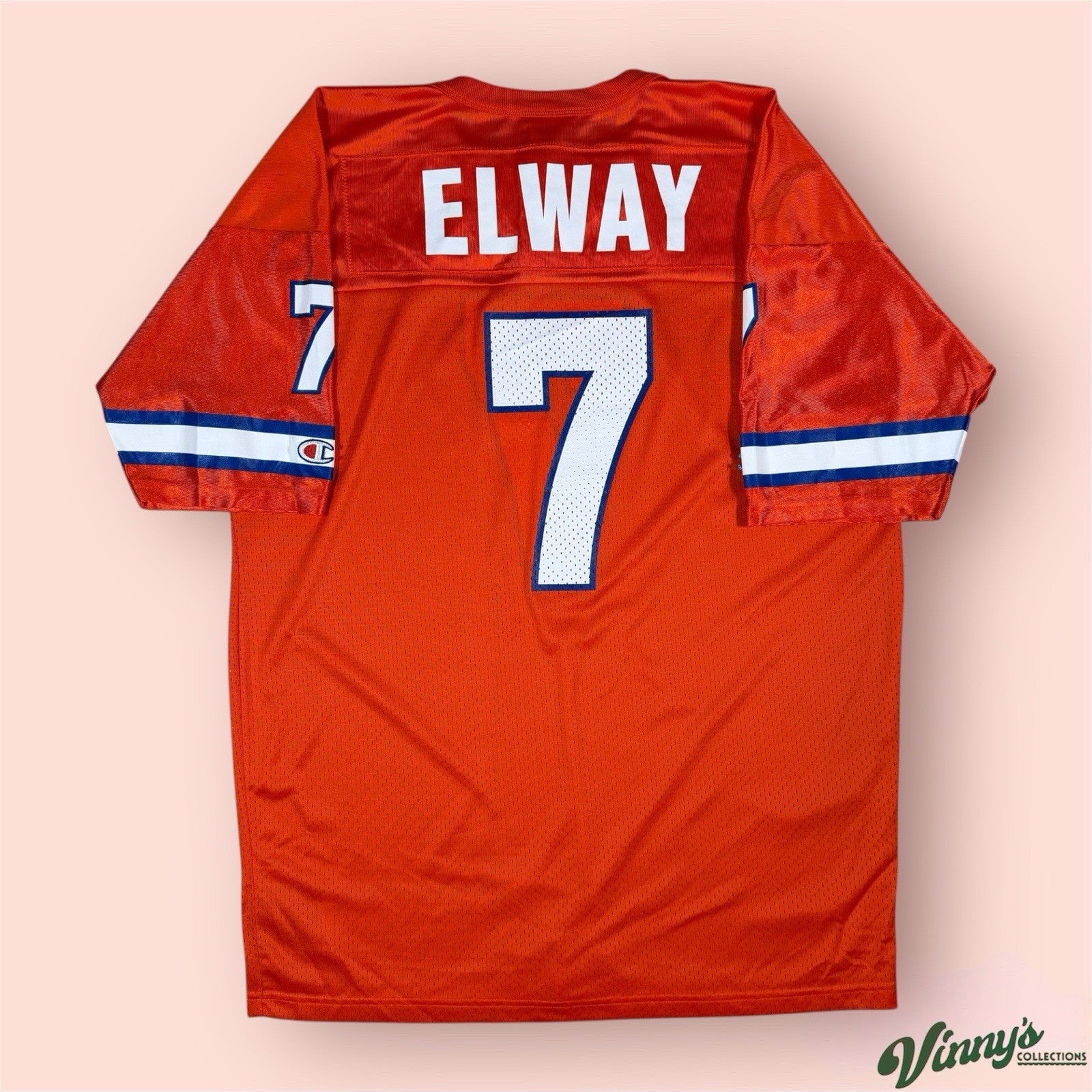 Vintage Champion NFL Denver Broncos John Elway Football Jersey Mens 48 XL