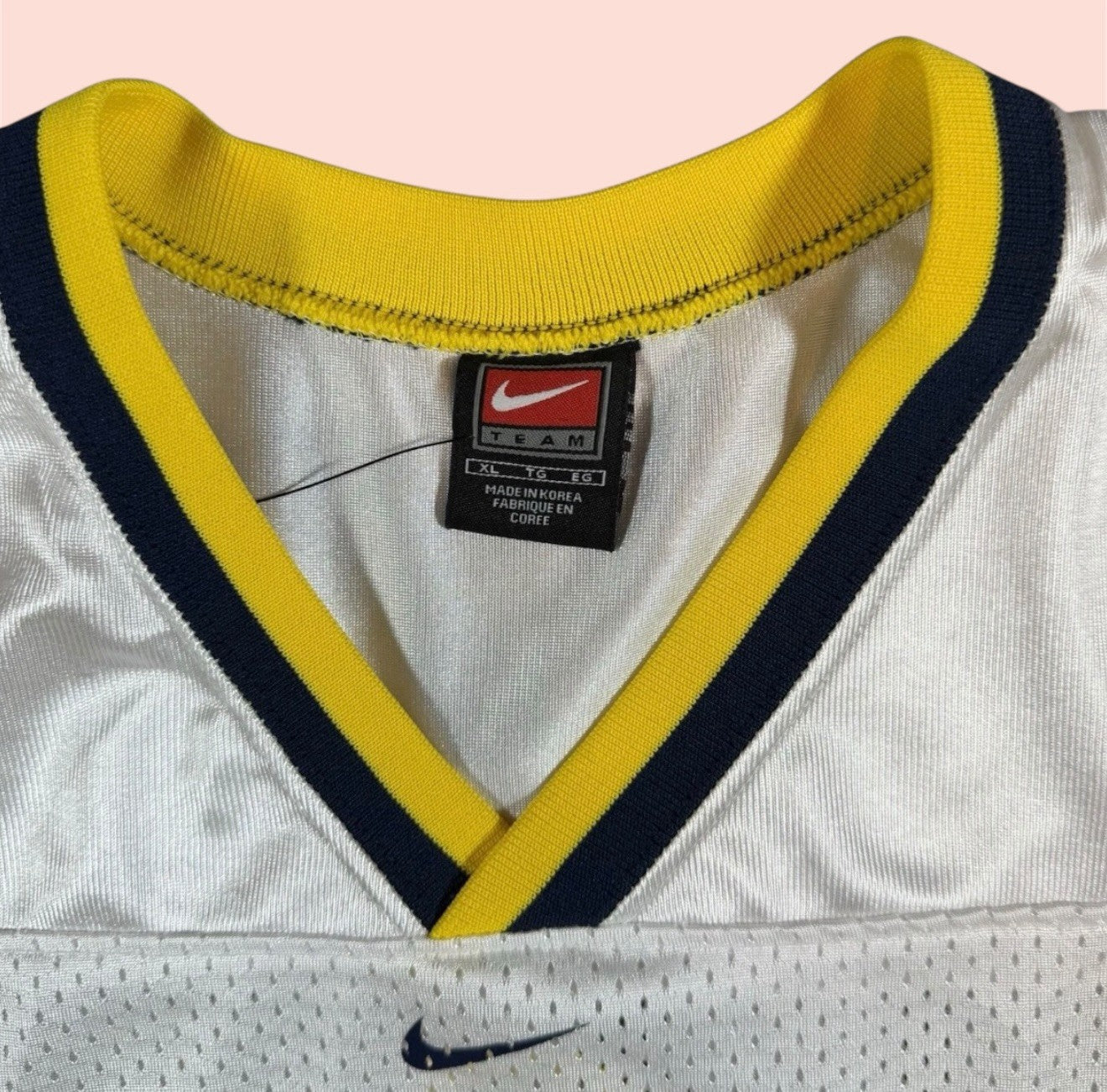 Vintage Nike NCAA Michigan Wolverines Football Jersey #1 Mens XL