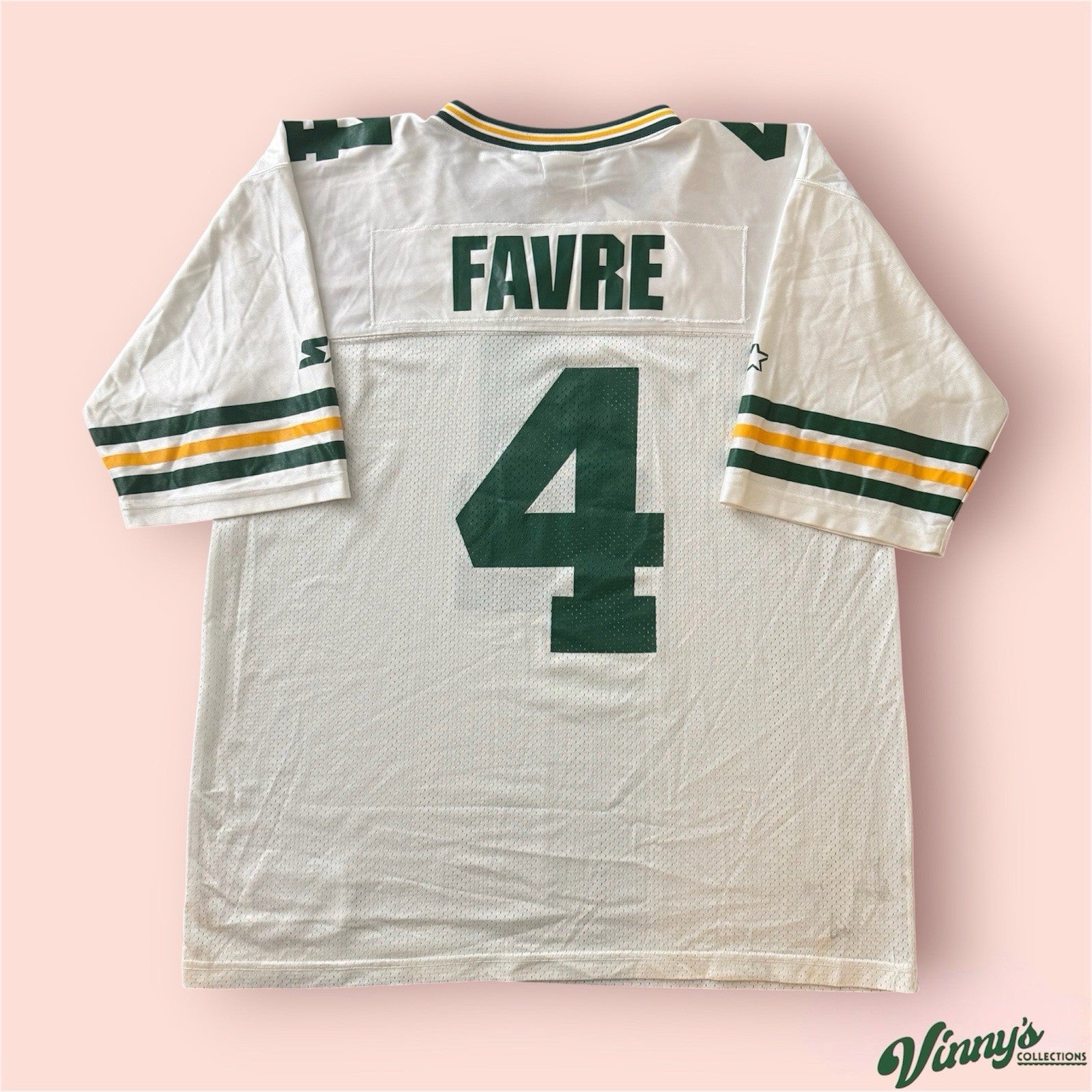 Vintage Starter NFL Green Bay Packers Brett Favre Football Jersey Mens 52 XL