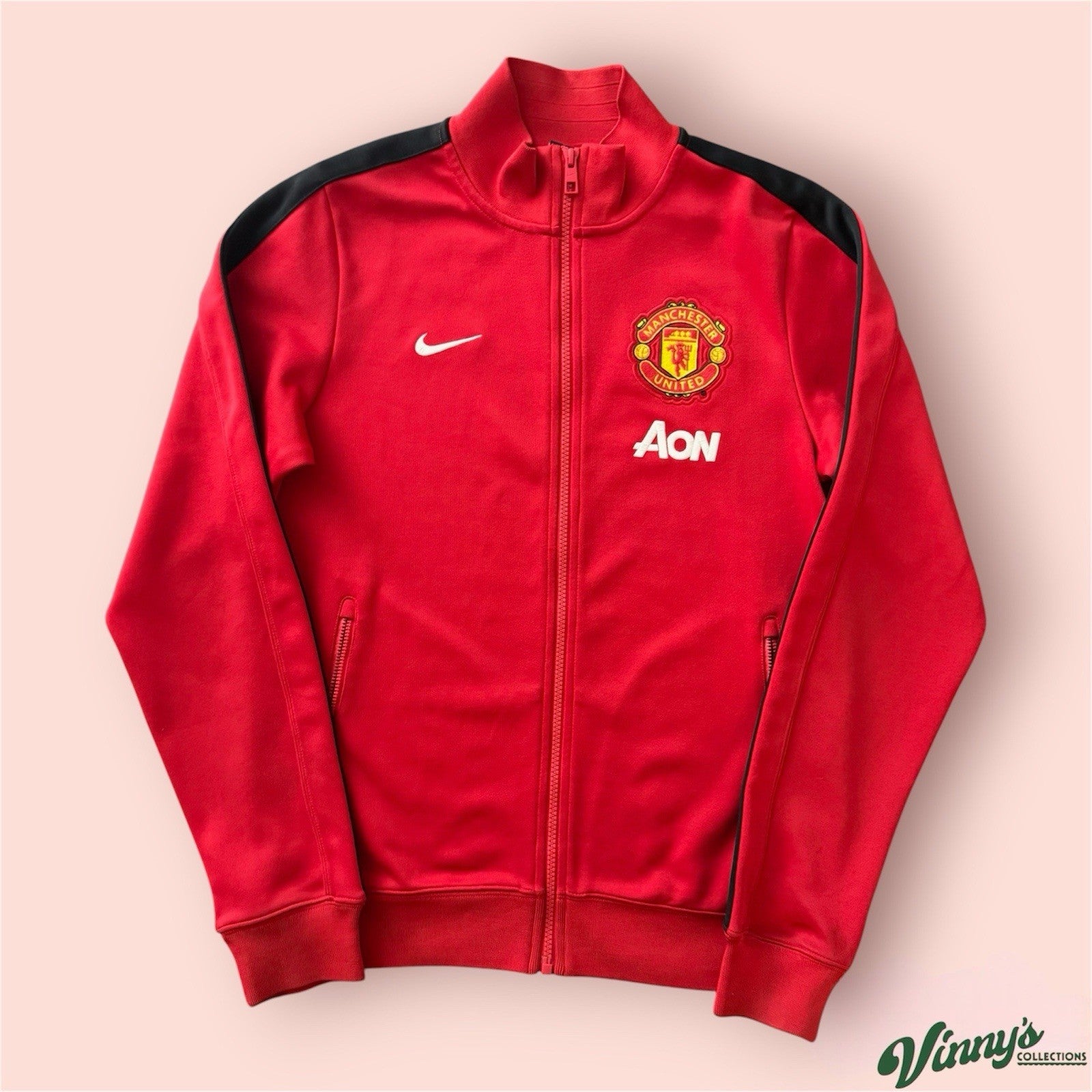 Nike Manchester United Soccer Full Zip Sweater Jacket Mens Small