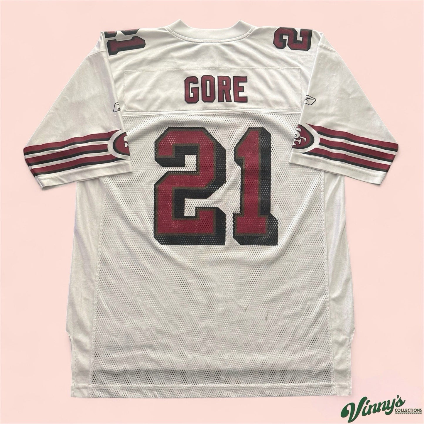 Reebok NFL San Francisco 49ers Frank Gore Football Jersey Mens Large