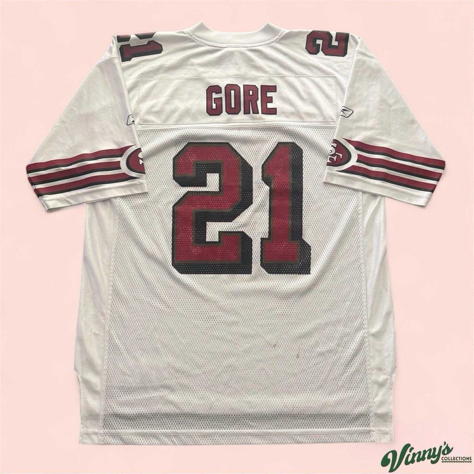 Reebok NFL San Francisco 49ers Frank Gore Football Jersey Mens Large