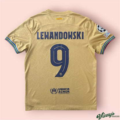 Nike FC Barcelona Robert Lewandowski Soccer Football Kit Jersey Mens Large