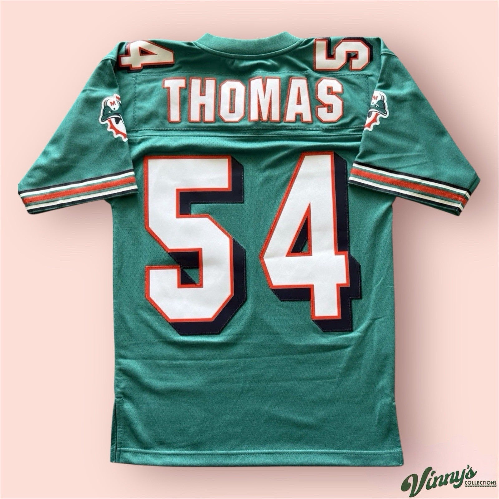 Mitchell & Ness NFL Miami Dolphins Zach Thomas Football Jersey Mens Small 36