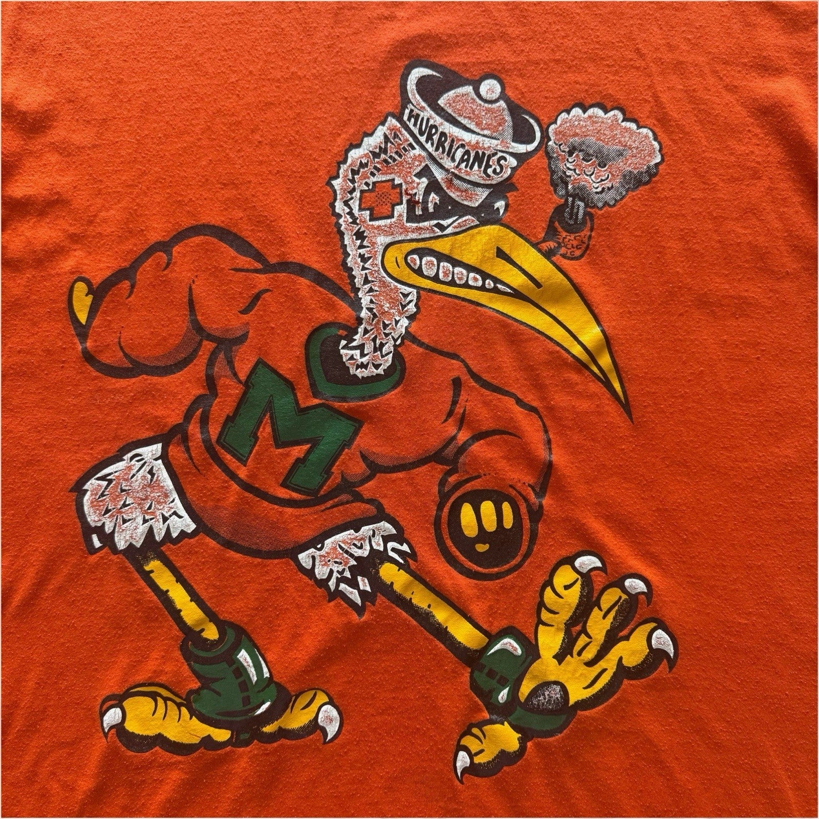 Vintage Soffe NCAA Miami Hurricanes College Shirt Mens Large