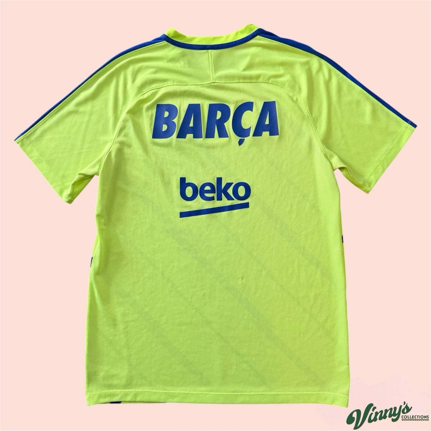 Nike FC Barcelona Soccer Football Training Kit Jersey Mens Large