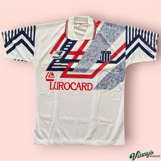 Vintage 1996 Penalty Talleres De Cordoba Argentina Soccer Kit Jersey Mens Large