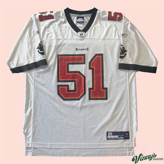 Reebok NFL Tampa Buccaneers Barrett Ruud Football Jersey Mens XL