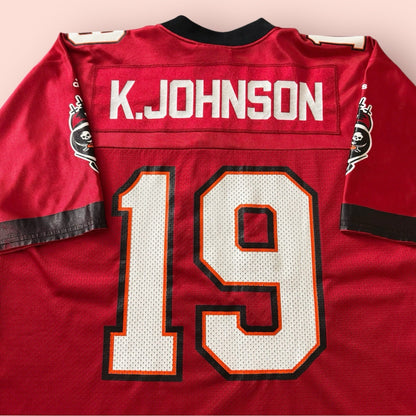 Vintage Adidas NFL Tampa Buccaneers Keyshawn Johnson Football Jersey Mens Medium