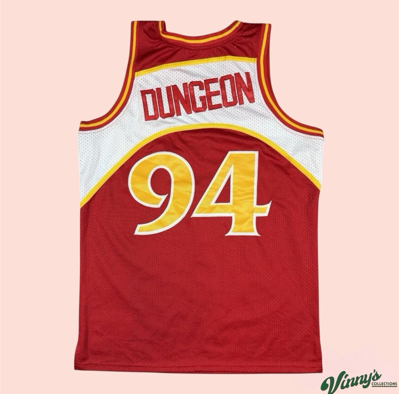 Mitchell Ness NBA Atlanta Hawks OutKast Dungeon 94 Basketball Jersey Mens Medium