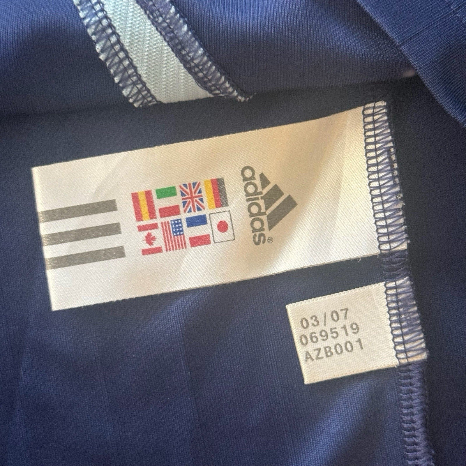 Adidas 2006 Argentina Lionel Messi Away National Soccer Kit Jersey Mens 2XL