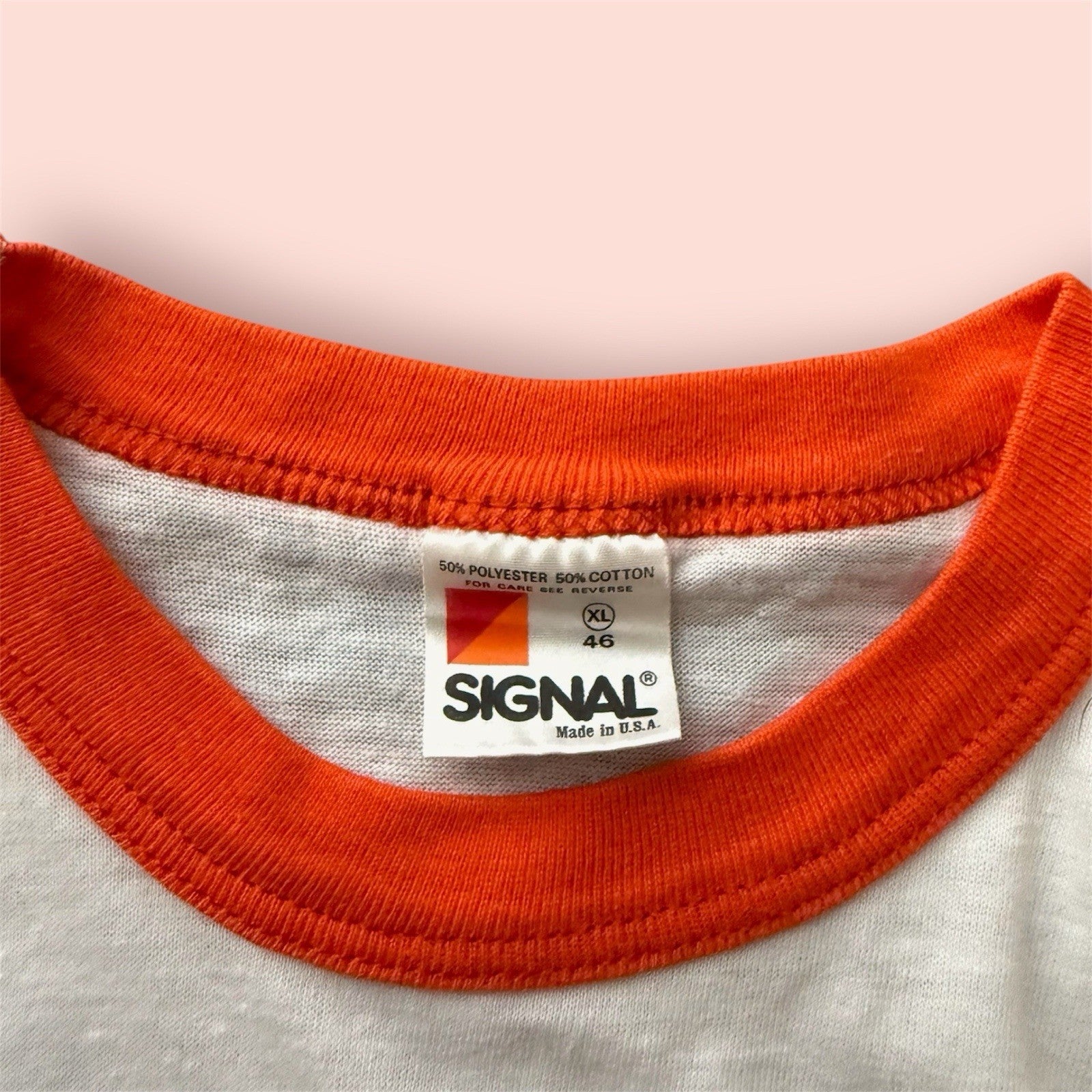 Vintage 1986 Signal MLB New York Mets 25th Anniversary Baseball Shirt Mens XL