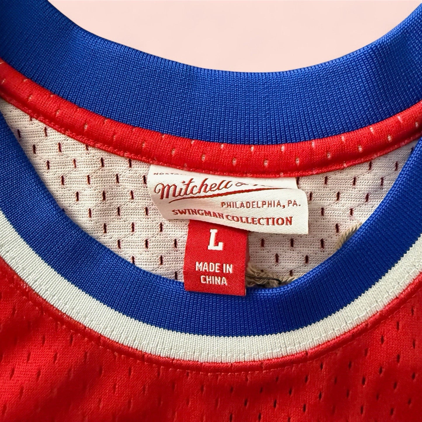 Mitchell & Ness NBA Washington Bullets Chris Webber Basketball Jersey Mens Large
