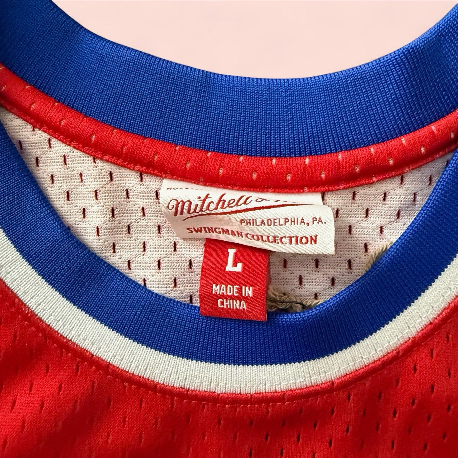 Mitchell & Ness NBA Washington Bullets Chris Webber Basketball Jersey Mens Large