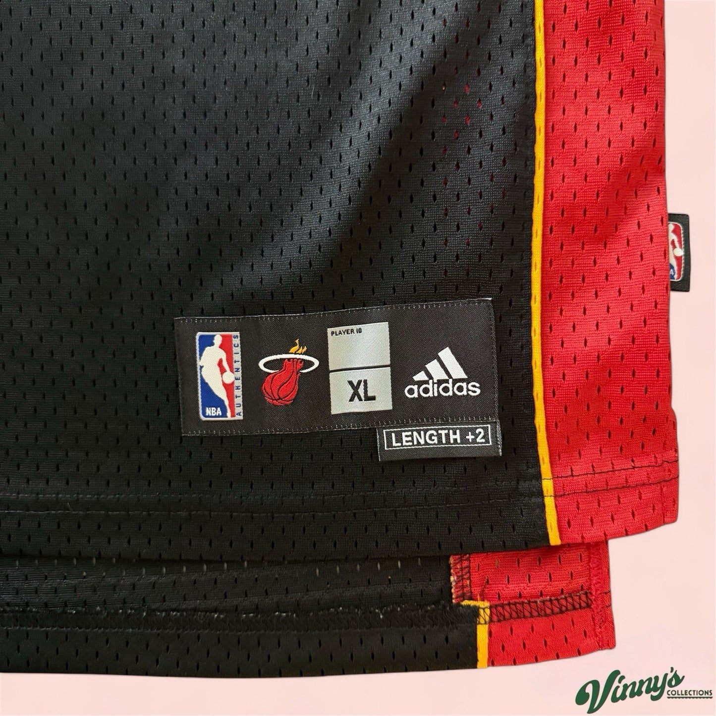 Adidas NBA Miami Heat Udonis Haslem Basketball Jersey Mens XL