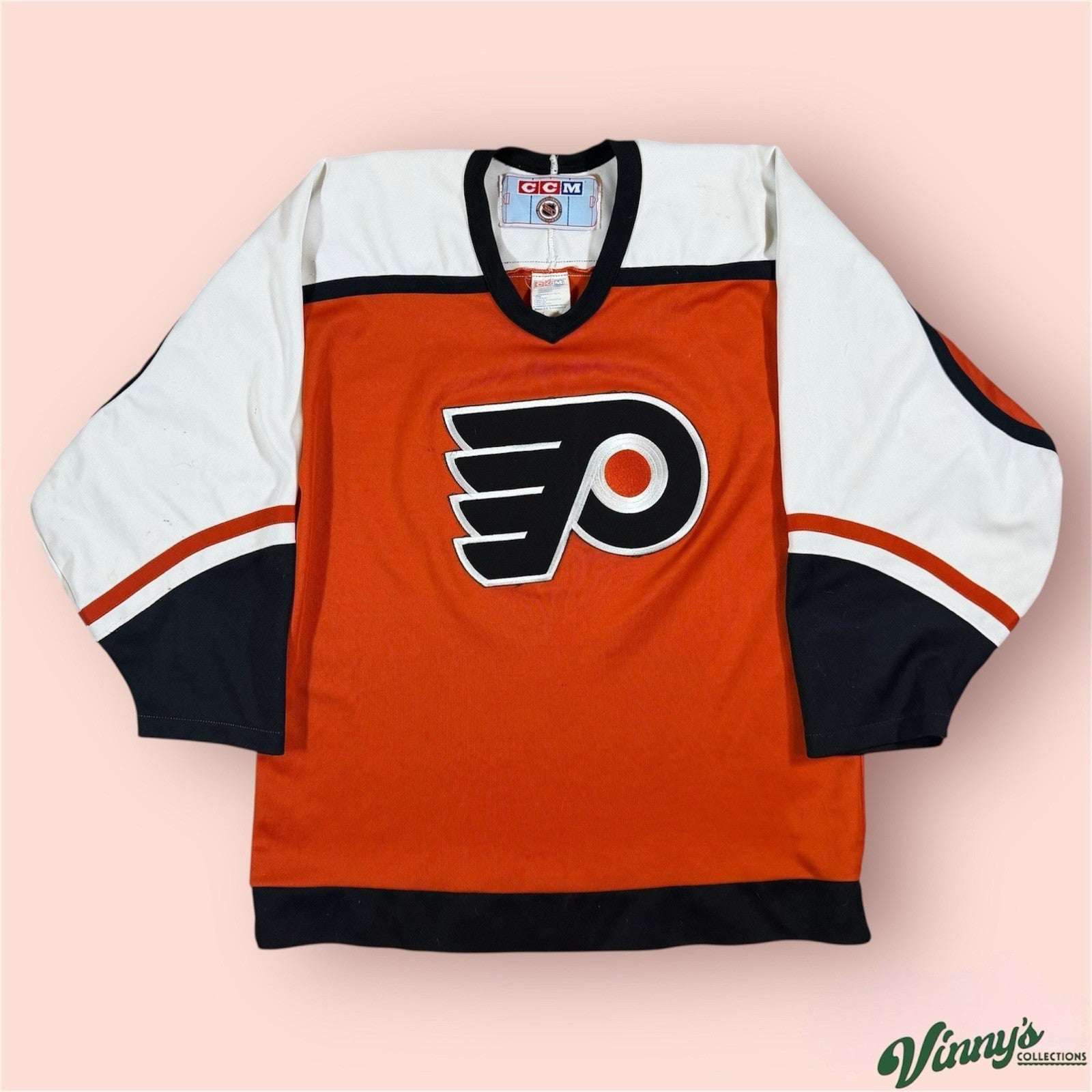 Vintage CCM NHL Philadelphia Flyers Hockey Jersey Mens Medium