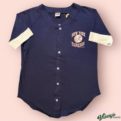 Vintage 1992 Swingster MLB New York Yankees Baseball Shirt Jersey Mens Large